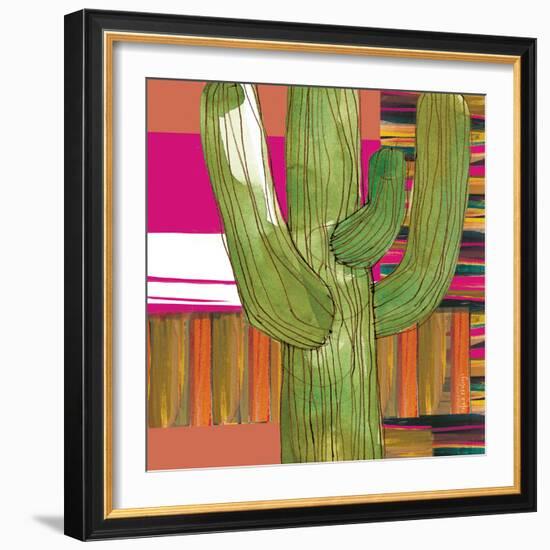 Abstract Cactus-Robbin Rawlings-Framed Art Print