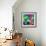 Abstract Camo-Abstract Graffiti-Framed Giclee Print displayed on a wall