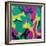 Abstract Camo-Abstract Graffiti-Framed Giclee Print