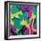 Abstract Camo-Abstract Graffiti-Framed Giclee Print