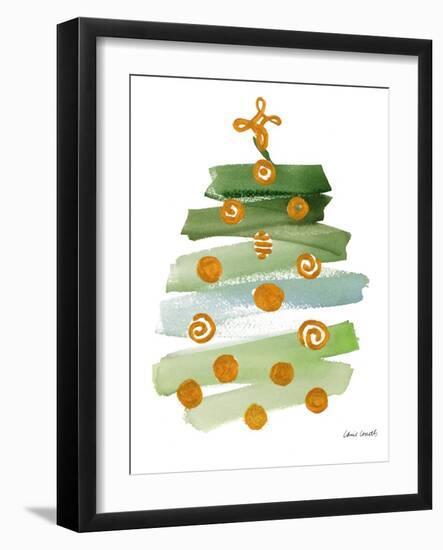 Abstract Christmas Tree I-Lanie Loreth-Framed Art Print