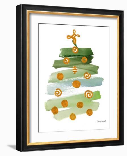 Abstract Christmas Tree I-Lanie Loreth-Framed Art Print