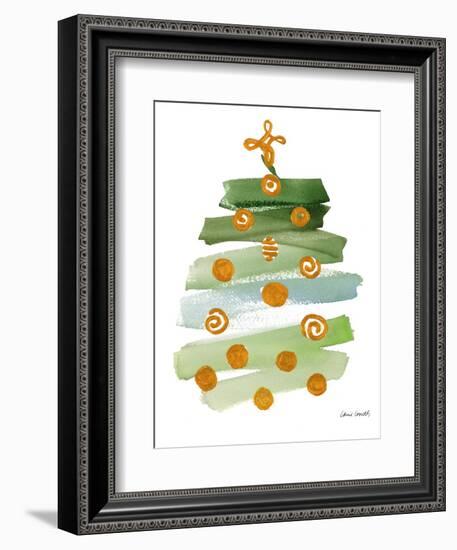 Abstract Christmas Tree I-Lanie Loreth-Framed Premium Giclee Print