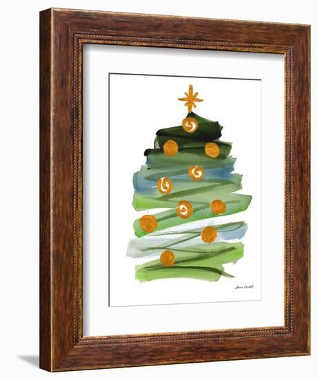 Abstract Christmas Tree II-Lanie Loreth-Framed Premium Giclee Print