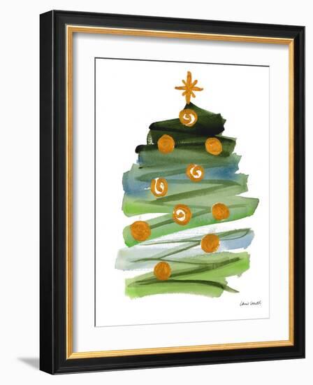 Abstract Christmas Tree II-Lanie Loreth-Framed Art Print