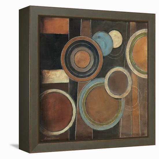 Abstract Circles I-Kimberly Poloson-Framed Stretched Canvas