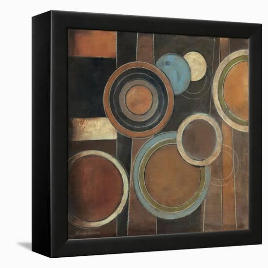 Abstract Circles I-Kimberly Poloson-Framed Stretched Canvas