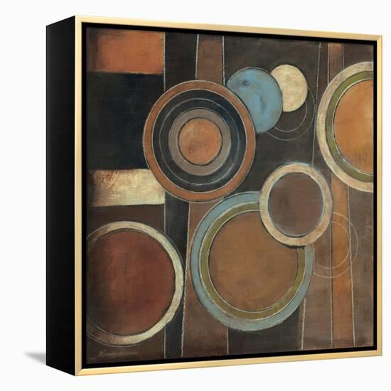 Abstract Circles I-Kimberly Poloson-Framed Stretched Canvas