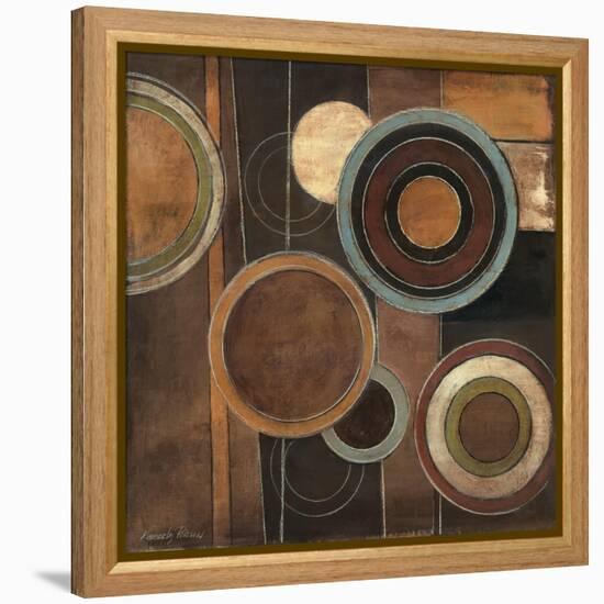 Abstract Circles II-Kimberly Poloson-Framed Stretched Canvas