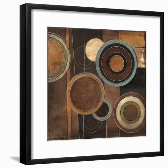 Abstract Circles II-Kimberly Poloson-Framed Premium Giclee Print