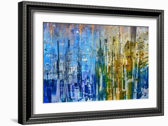 Abstract City Perspective I-Jean-François Dupuis-Framed Art Print