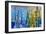 Abstract City Perspective I-Jean-François Dupuis-Framed Art Print