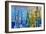 Abstract City Perspective I-Jean-François Dupuis-Framed Art Print