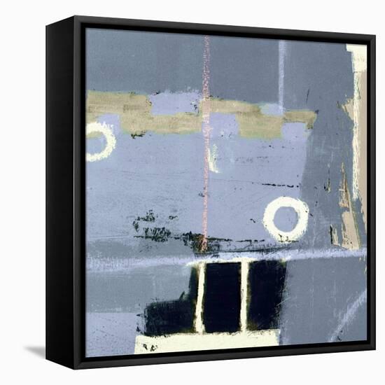 Abstract City View II-Ricki Mountain-Framed Stretched Canvas