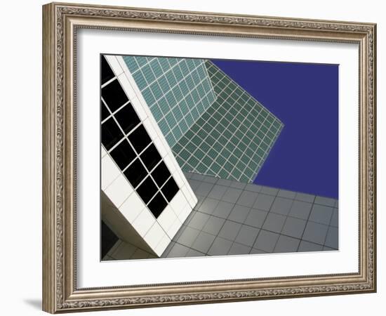 Abstract Close-up View of Los Angeles Convention Center, Los Angeles, California, USA-Nancy & Steve Ross-Framed Photographic Print