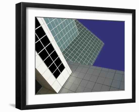 Abstract Close-up View of Los Angeles Convention Center, Los Angeles, California, USA-Nancy & Steve Ross-Framed Photographic Print