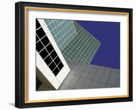 Abstract Close-up View of Los Angeles Convention Center, Los Angeles, California, USA-Nancy & Steve Ross-Framed Photographic Print