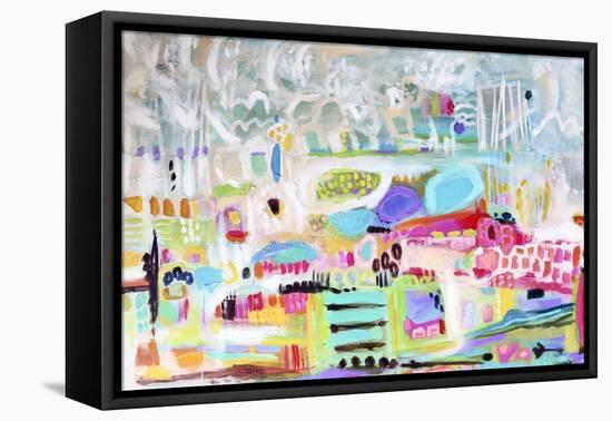 Abstract Clouds-Karen Fields-Framed Stretched Canvas