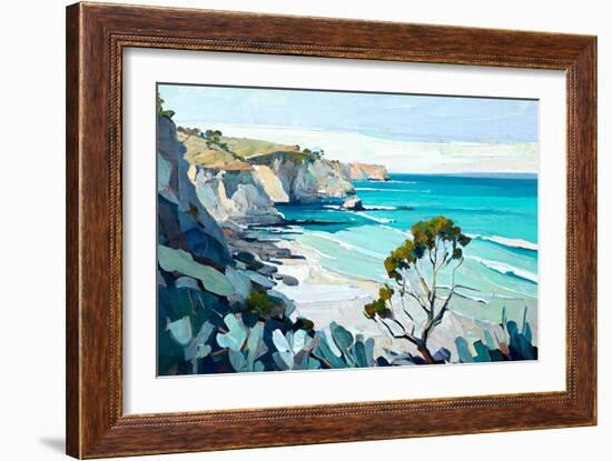 Abstract Coastal Landscape Study III-Avril Anouilh-Framed Art Print