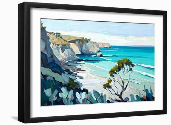 Abstract Coastal Landscape Study III-Avril Anouilh-Framed Art Print