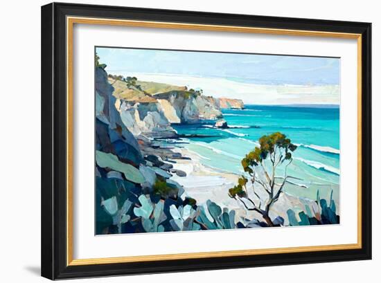 Abstract Coastal Landscape Study III-Avril Anouilh-Framed Art Print