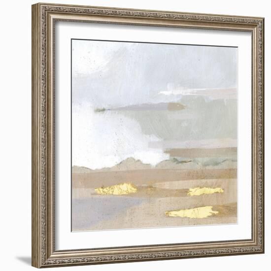 Abstract Coastland I-Victoria Borges-Framed Art Print