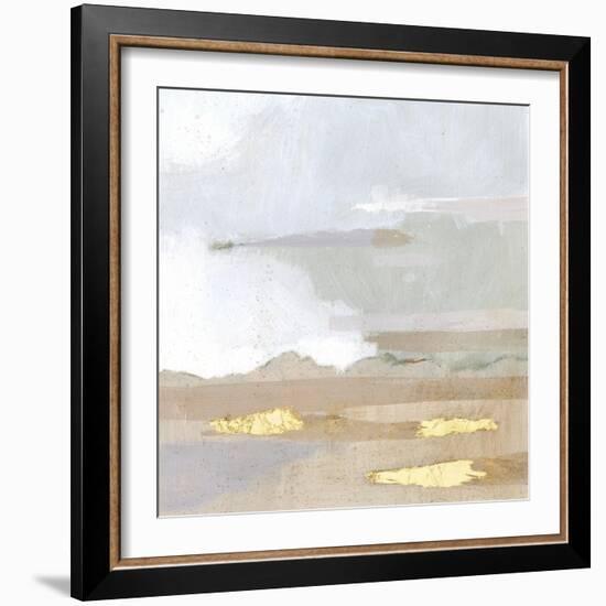 Abstract Coastland I-Victoria Borges-Framed Art Print