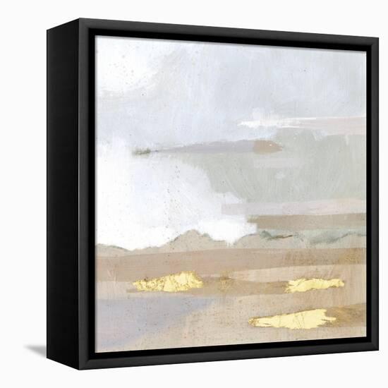 Abstract Coastland I-Victoria Borges-Framed Stretched Canvas