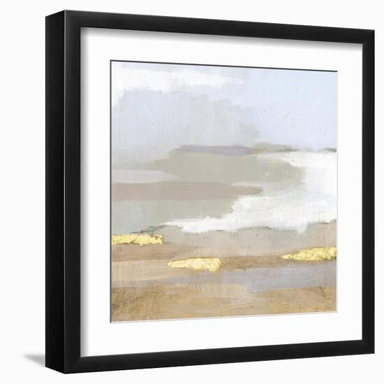 Abstract Coastland II-Victoria Borges-Framed Art Print