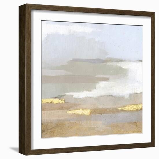 Abstract Coastland II-Victoria Borges-Framed Art Print