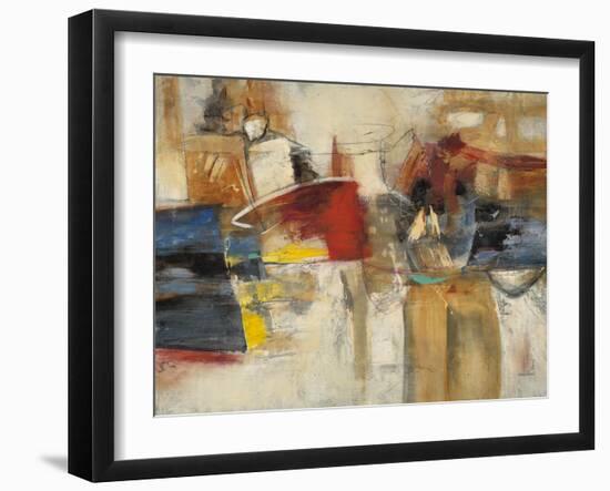 Abstract Cocktail Party 1-Gabriela Villarreal-Framed Art Print