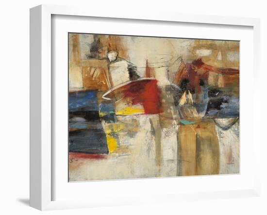 Abstract Cocktail Party 1-Gabriela Villarreal-Framed Art Print