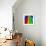 Abstract Color Background Spectrum Lines-Lukas Kurka-Framed Art Print displayed on a wall