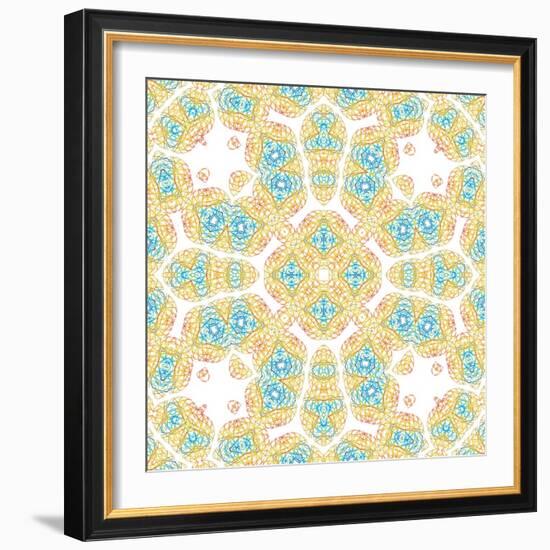 Abstract Color Pattern-Dink101-Framed Art Print