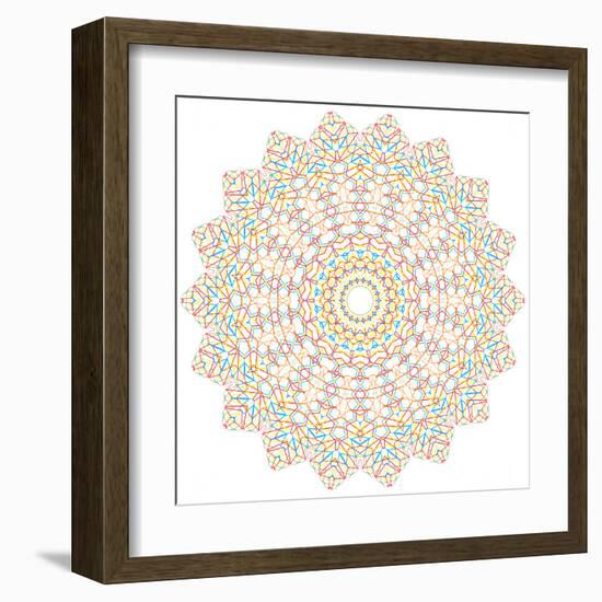 Abstract Color Shape-Dink101-Framed Art Print