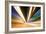 Abstract Colored Light At Night-06photo-Framed Art Print