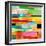 Abstract Colorful Background-Tanor-Framed Art Print