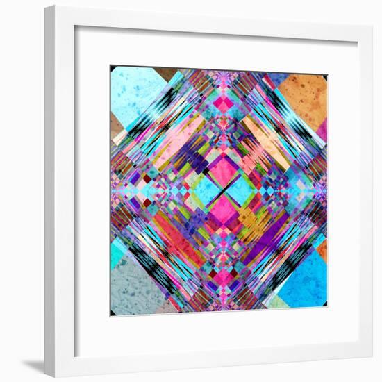Abstract Colorful Background-Tanor-Framed Premium Giclee Print