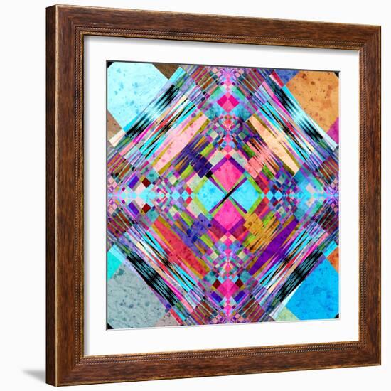 Abstract Colorful Background-Tanor-Framed Premium Giclee Print