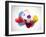 Abstract Colorful Football Banner-Slamer-Framed Art Print