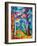 Abstract Colorful Landscape PoP Art-Megan Aroon Duncanson-Framed Art Print