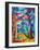 Abstract Colorful Landscape PoP Art-Megan Aroon Duncanson-Framed Art Print