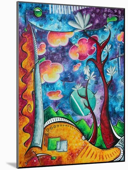 Abstract Colorful Landscape PoP Art-Megan Aroon Duncanson-Mounted Art Print