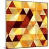 Abstract Colorful Polygon Background-meikis-Mounted Art Print