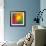 Abstract Colorful Shining Circle Tunnel Background-art_of_sun-Framed Premium Giclee Print displayed on a wall