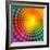 Abstract Colorful Shining Circle Tunnel Background-art_of_sun-Framed Premium Giclee Print