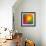 Abstract Colorful Shining Circle Tunnel Background-art_of_sun-Framed Premium Giclee Print displayed on a wall