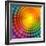 Abstract Colorful Shining Circle Tunnel Background-art_of_sun-Framed Premium Giclee Print