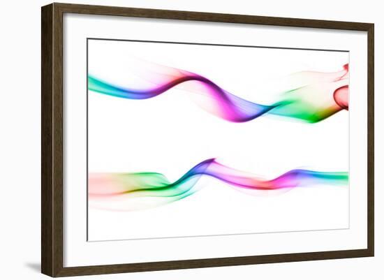 Abstract Colorful Smoke Photo-Stocksolutions-Framed Photographic Print