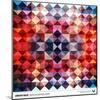 Abstract Colorful Triangles-adistock-Mounted Art Print